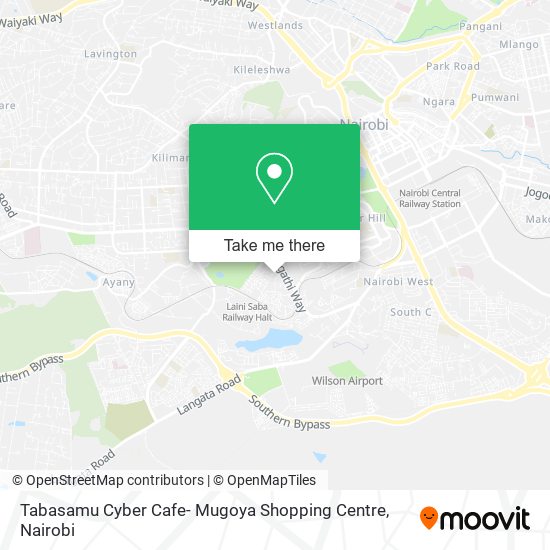 Tabasamu Cyber Cafe- Mugoya Shopping Centre map