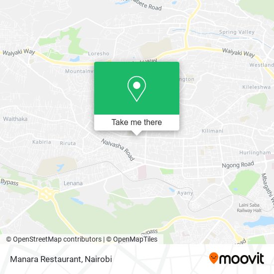 Manara Restaurant map