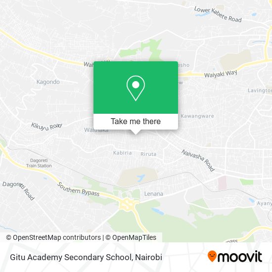 Gitu Academy Secondary School map