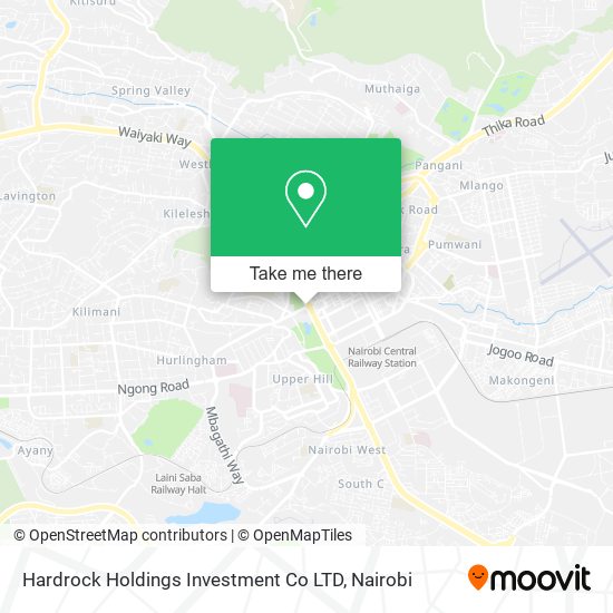 Hardrock Holdings Investment Co LTD map