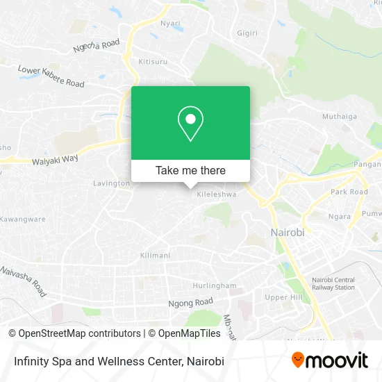 Infinity Spa and Wellness Center map