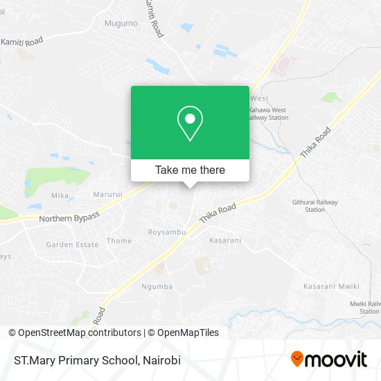 ST.Mary Primary School map