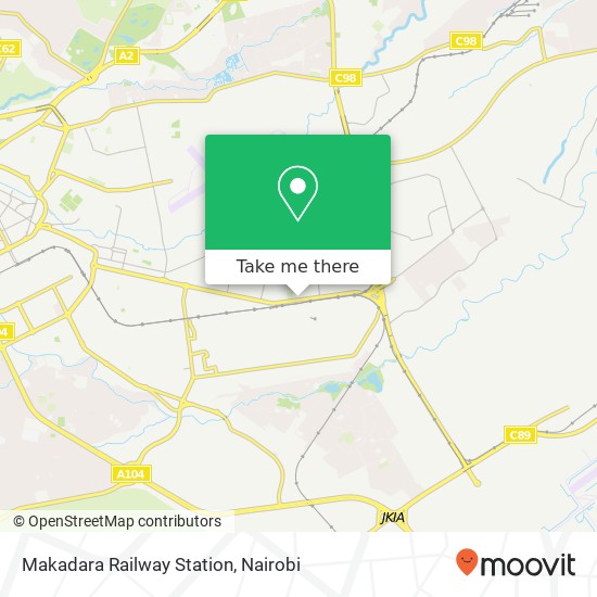 Makadara Railway Station map