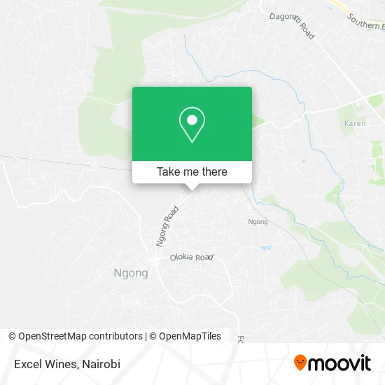 Excel Wines map