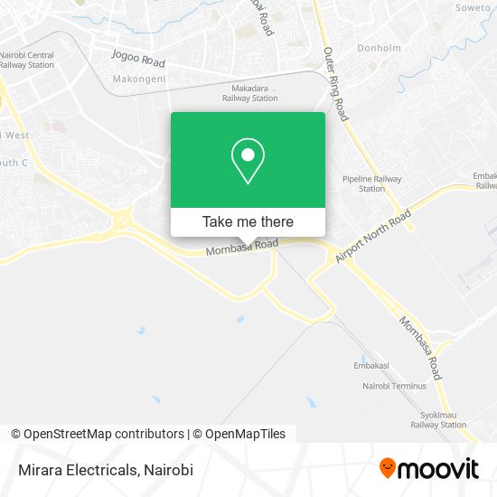 Mirara Electricals map