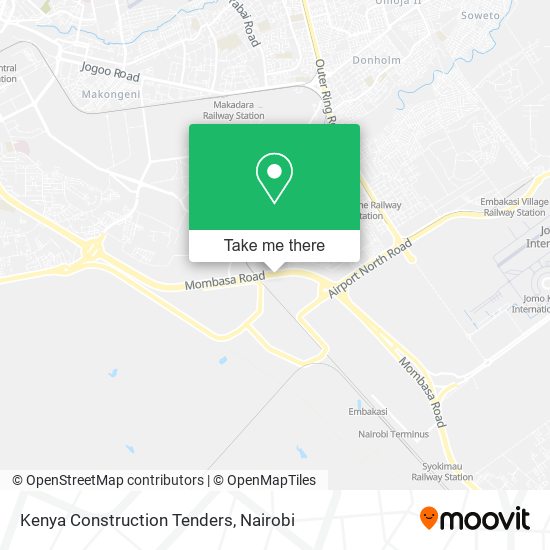 Kenya Construction Tenders map