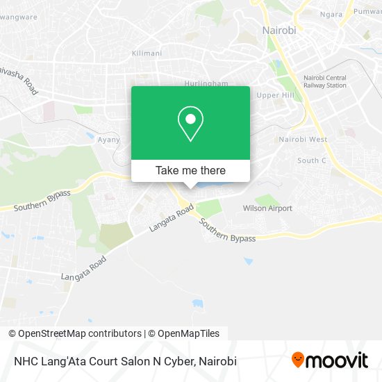 NHC Lang'Ata Court Salon N Cyber map