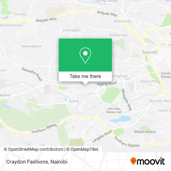 Craydon Fashions map