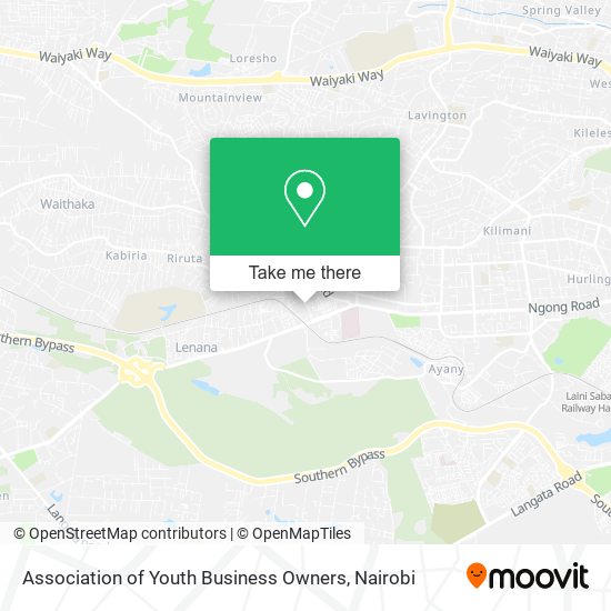 Association of Youth Business Owners map