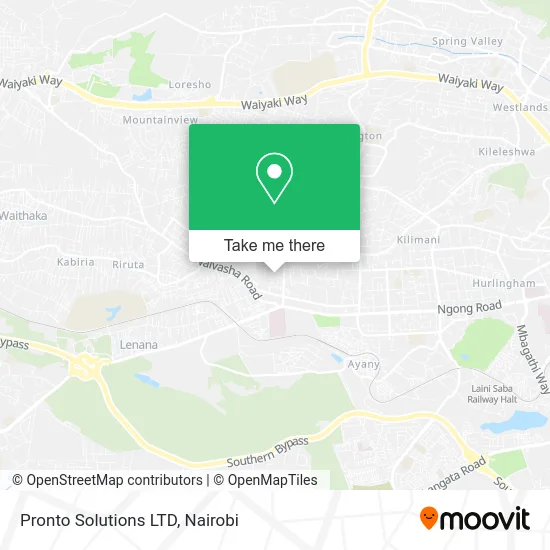 Pronto Solutions LTD map