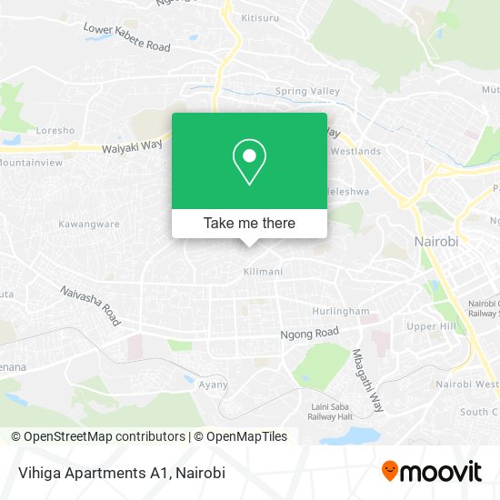 Vihiga Apartments A1 map