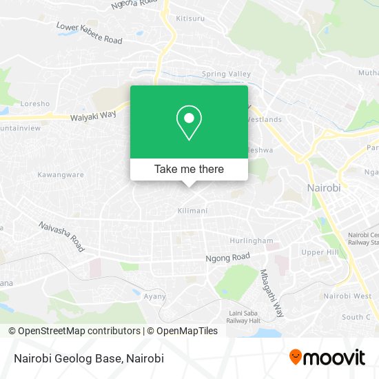 Nairobi Geolog Base map