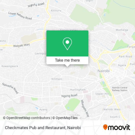 Checkmates Pub and Restaurant map