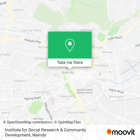 Institute for Social Research & Community Development map