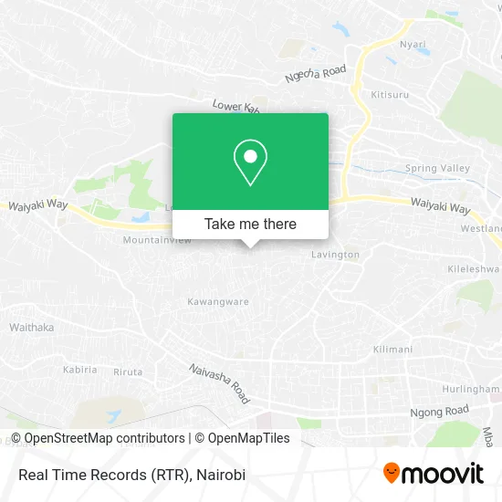 Real Time Records (RTR) map