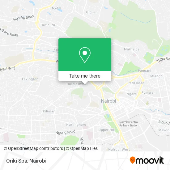Oriki Spa map