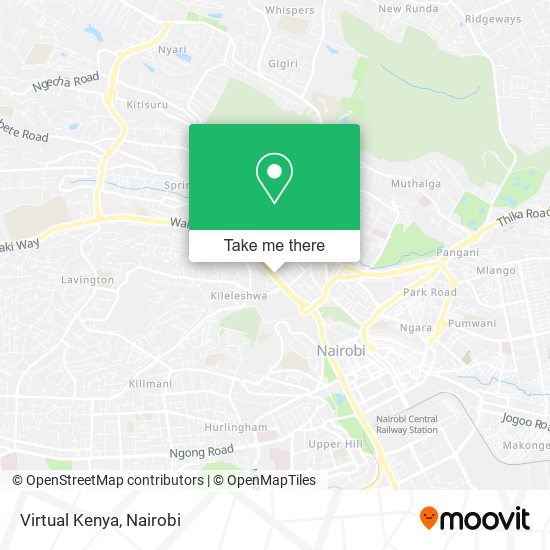Virtual Kenya map