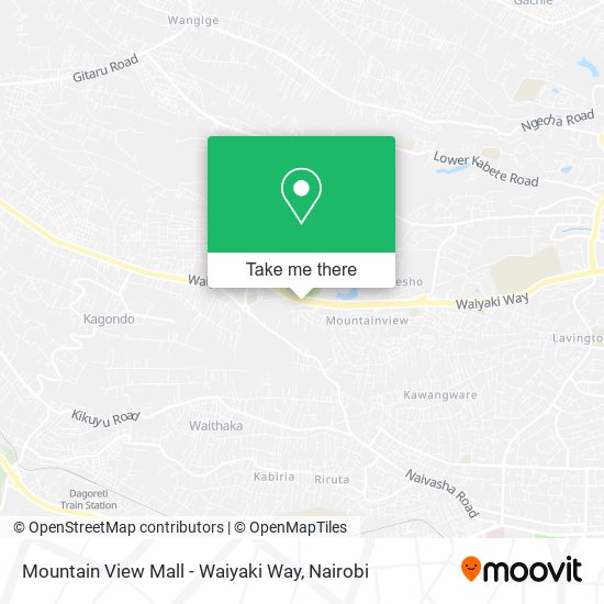 Mountain View Mall - Waiyaki Way map