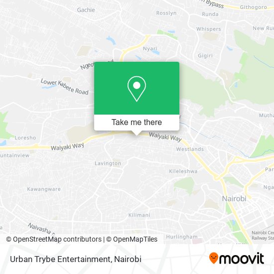 Urban Trybe Entertainment map
