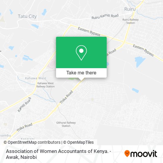Association of Women Accountants of Kenya. - Awak map