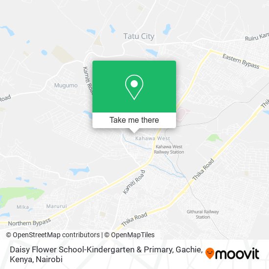 Daisy Flower School-Kindergarten & Primary, Gachie, Kenya map