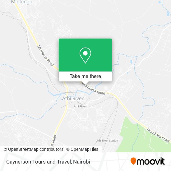 Caynerson Tours and Travel map