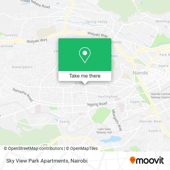 Sky View Park Apartments map