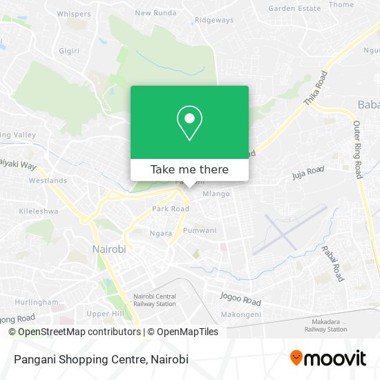 Pangani Shopping Centre map