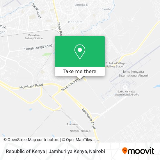 Republic of Kenya | Jamhuri ya Kenya map