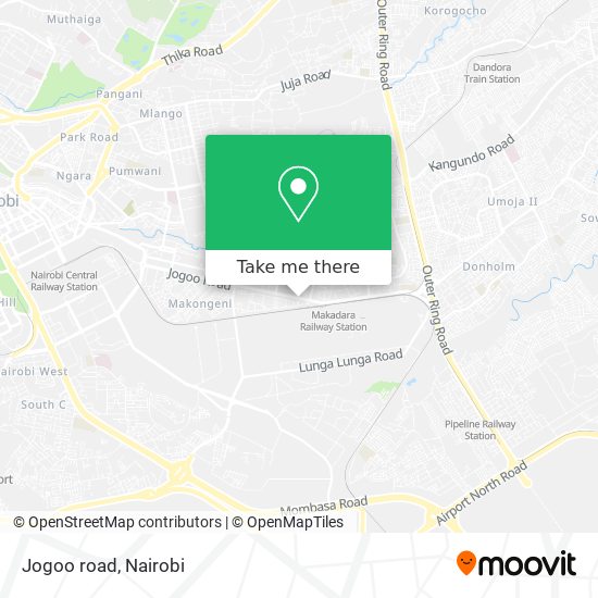 Jogoo road map