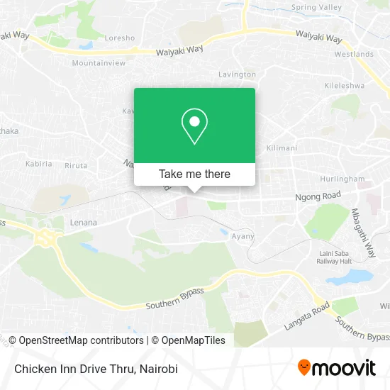 Chicken Inn Drive Thru map