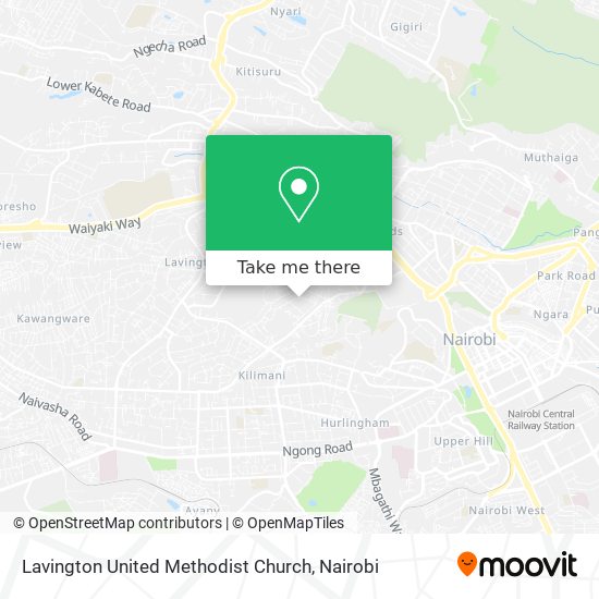 Lavington United Methodist Church map