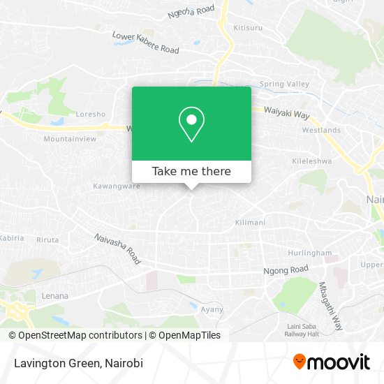 Lavington Green map