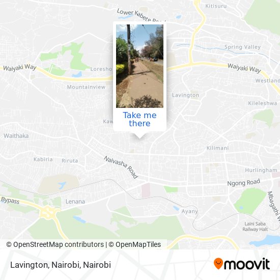Lavington, Nairobi map