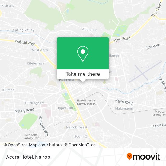 Accra Hotel map