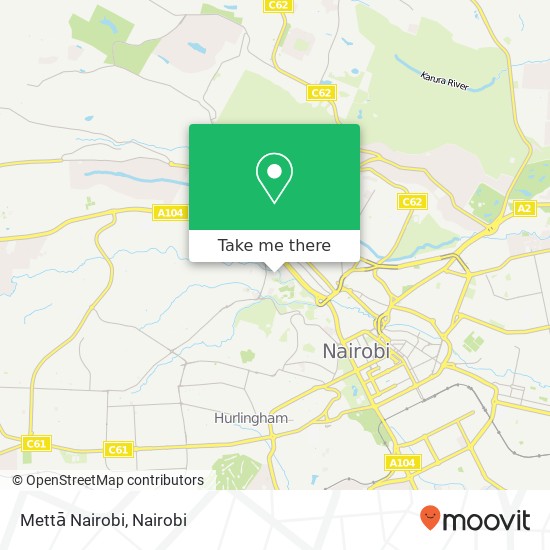 Mettā Nairobi map