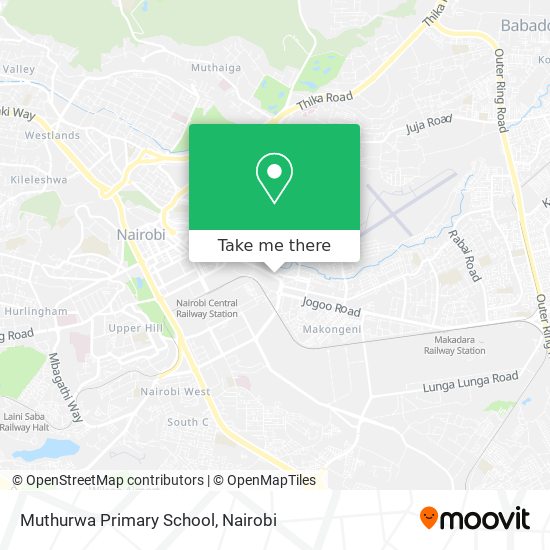 Muthurwa Primary School map