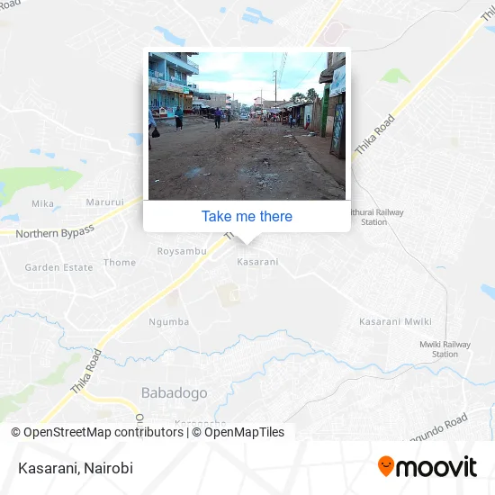 Kasarani map