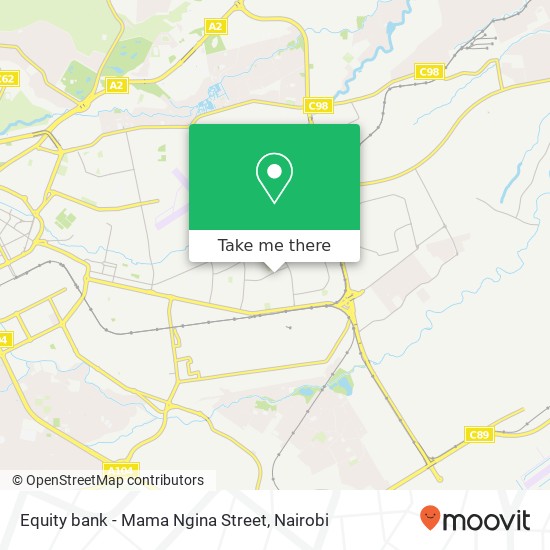 Equity bank - Mama Ngina Street map