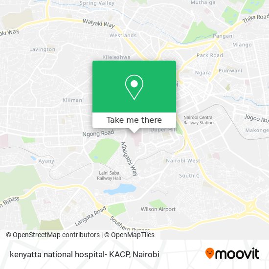 kenyatta national hospital- KACP map