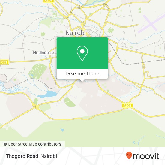 Thogoto Road map