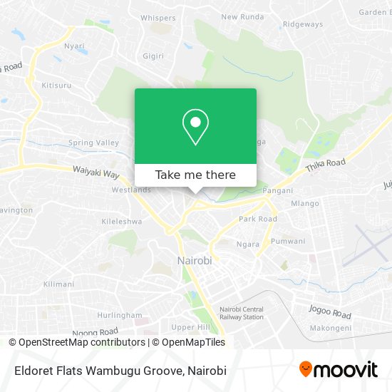 Eldoret Flats Wambugu Groove map