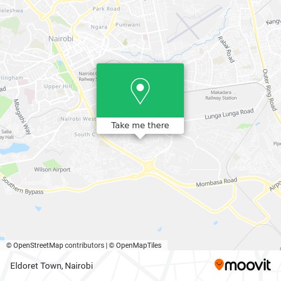 Eldoret Town map