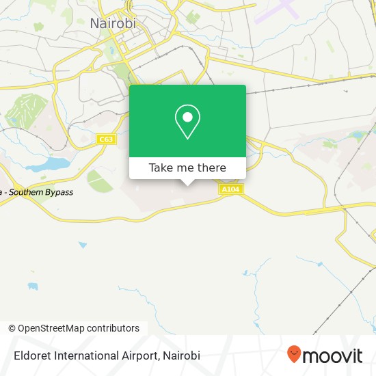Eldoret International Airport map