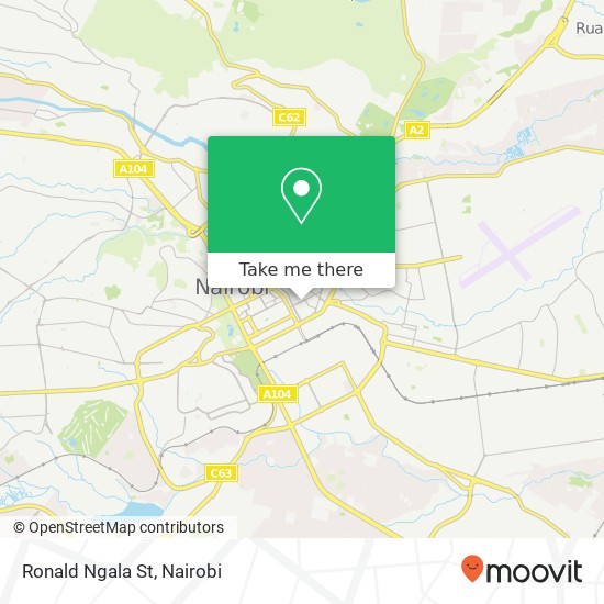 Ronald Ngala St map