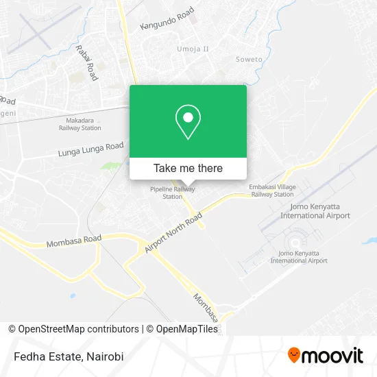 Fedha Estate map