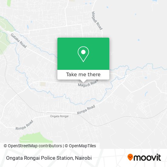 Ongata Rongai Police Station map