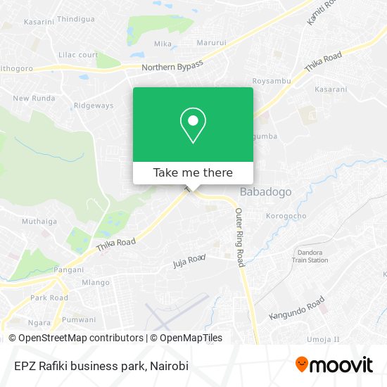 EPZ Rafiki business park map