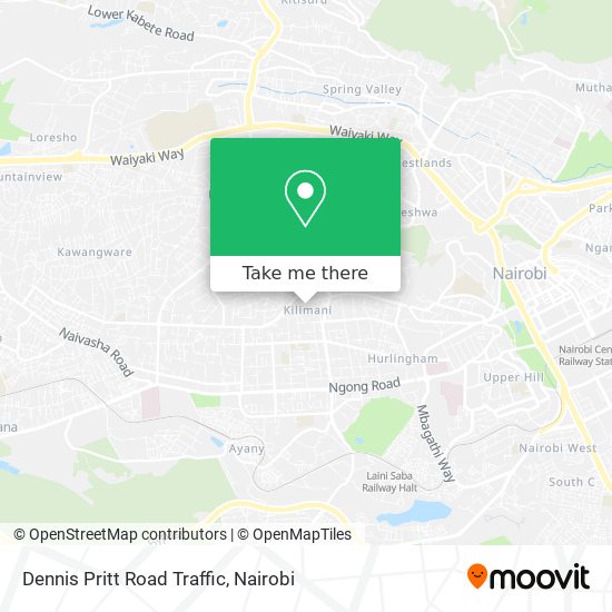 Dennis Pritt Road Traffic map