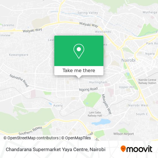 Chandarana Supermarket Yaya Centre map